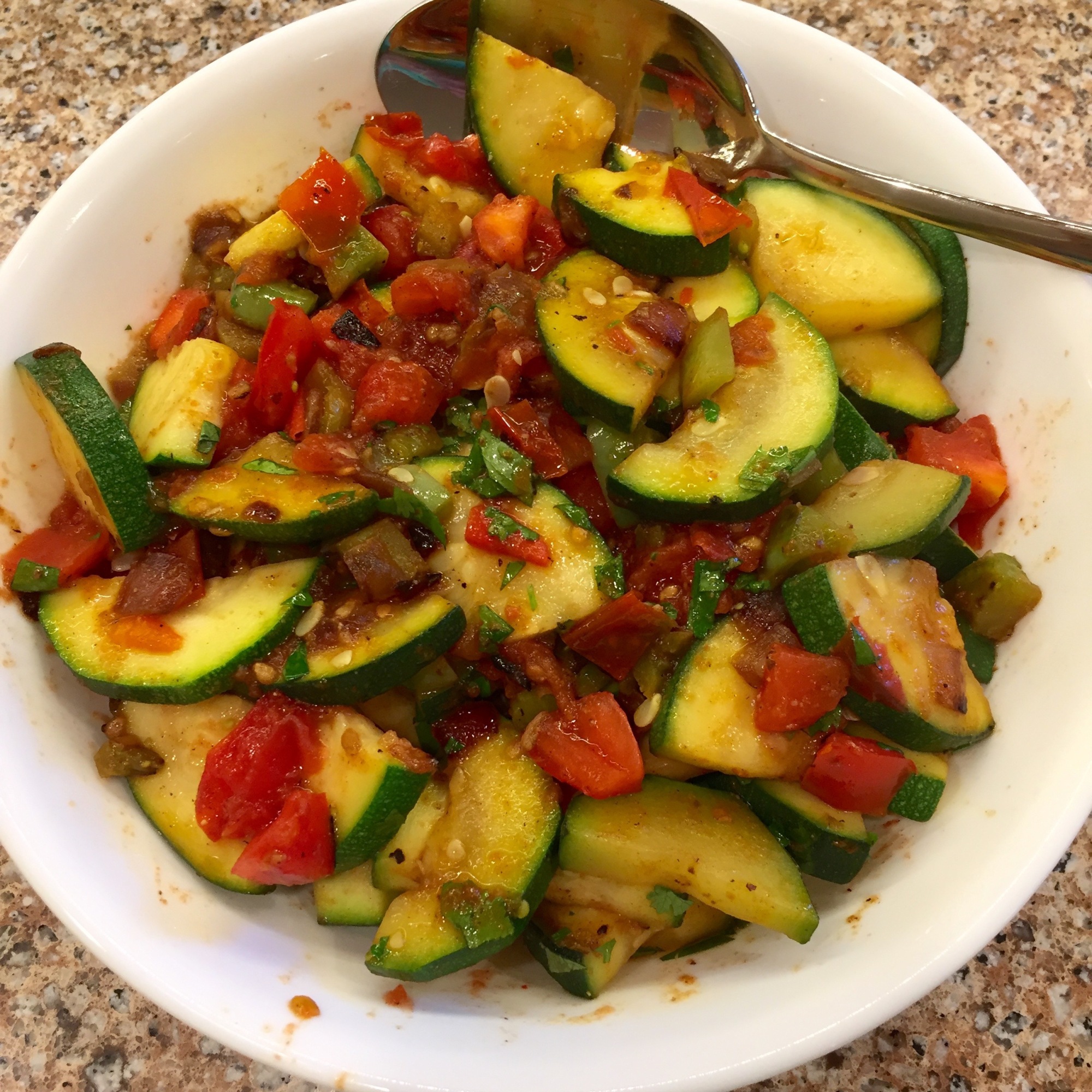 Sautéed Zucchini With Tomatoes &amp; Cumin – julienne.red